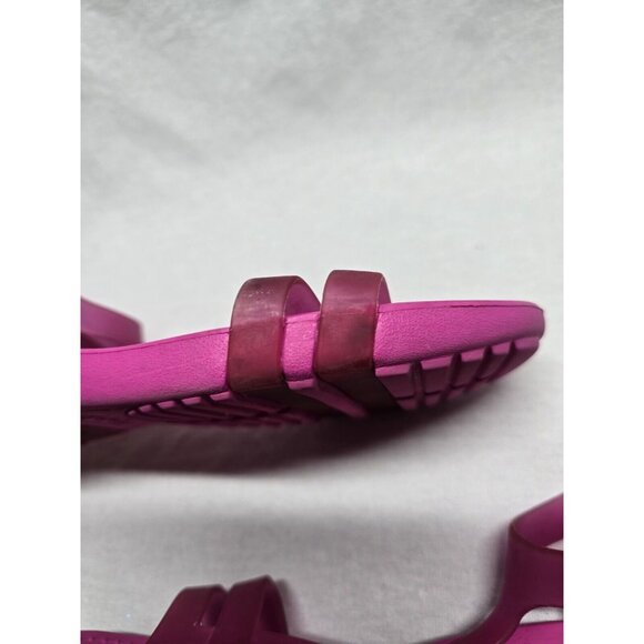 Crocs Women's Really Sexi Ankle Strap Strappy Sandals Fuchsia Pink Sz 7- Flawed - Picture 10 of 15